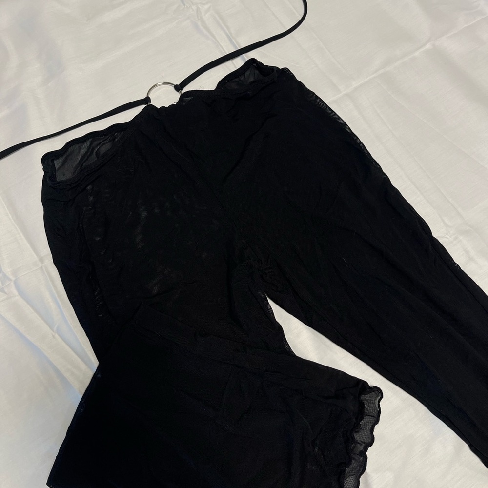 Elegant Black Women's Sleepwear Set